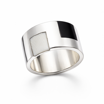 Anillo Greca Griega en Plata de Ley