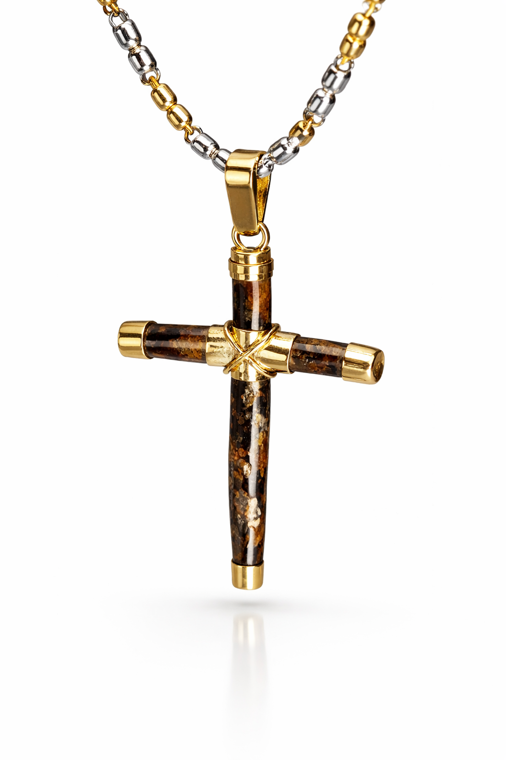 Cruz de Oro de Ley y Coral Negro - Imagen 2