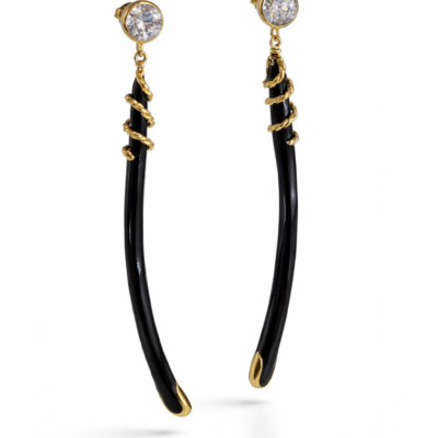 Pendientes Coral Negro